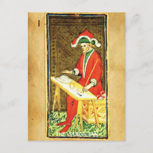 ANTIQUE RENAISSANCE TAROT 1 / MAGICIAN VYKORT