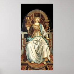 ANTIQUE RENAISSANCE TAROT 5 / POPE POSTER