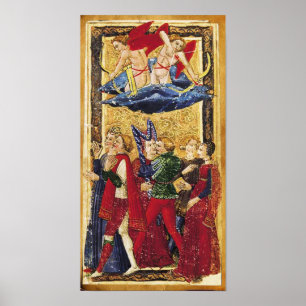 ANTIQUE RENAISSANCE TAROT 6 / ÄLSKARE POSTER
