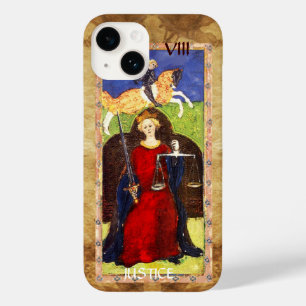ANTIQUE RENAISSANCE TAROT 8/JUSTICE