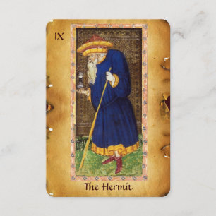 ANTIQUE RENAISSANCE TAROT 9 / HERMIT MEDDELANDE