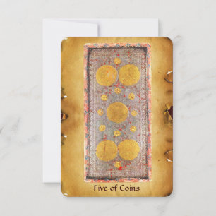 ANTIQUE RENAISSANCE TAROT/FEM AV MYNT