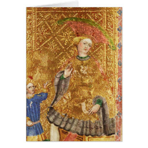 ANTIQUE RENAISSANCE TAROT/KUNG I MYNT HÄLSNINGSKORT