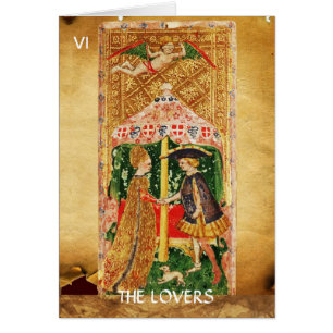 ANTIQUE RENAISSANCE TAROT VI/ÄLSKARE HÄLSNINGSKORT