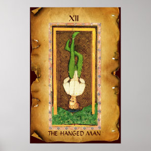 ANTIQUE RENAISSANCE TAROTS 12 / HANGED MAN POSTER