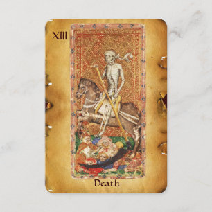 ANTIQUE RENAISSANCE TAROTS 13 / DÖD MEDDELANDE