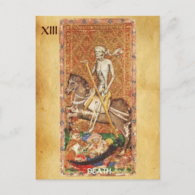 ANTIQUE RENAISSANCE TAROTS 13 / DÖD VYKORT (Framsida)