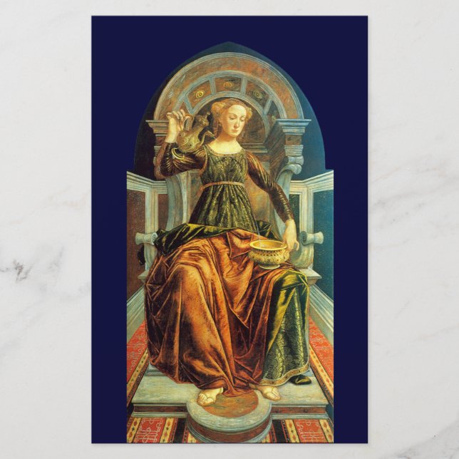 ANTIQUE RENAISSANCE TAROTS 14/TEMPERANCE BREVPAPPER (Framsida)