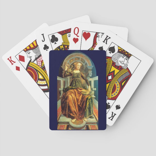 ANTIQUE RENAISSANCE TAROTS 14/TEMPERANCE CASINOKORT (Baksidan)