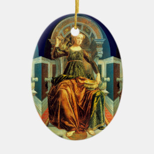 ANTIQUE RENAISSANCE TAROTS 14/TEMPERANCE JULGRANSPRYDNAD KERAMIK