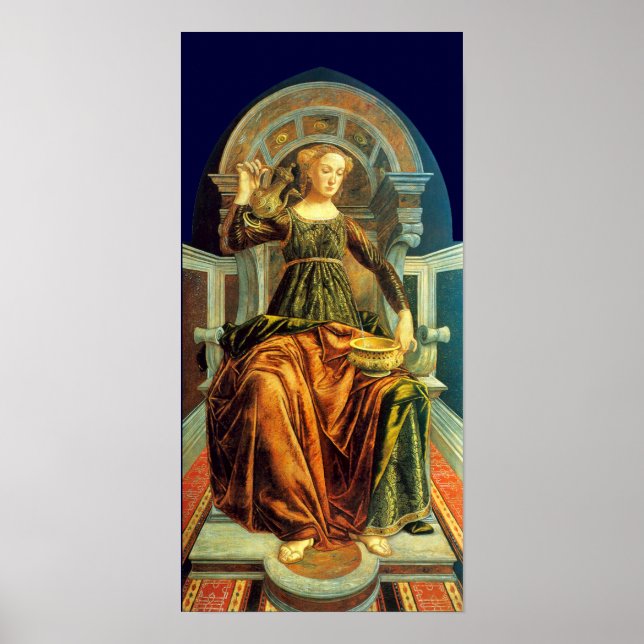 ANTIQUE RENAISSANCE TAROTS 14/TEMPERANCE POSTER (Framsidan)