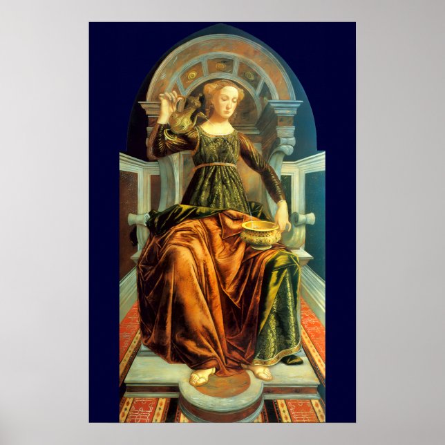 ANTIQUE RENAISSANCE TAROTS 14/TEMPERANCE POSTER (Framsidan)