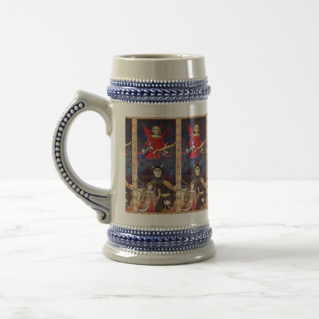 ANTIQUE RENAISSANCE TAROTS 15/DJÄVULEN SEJDEL (Vänster)