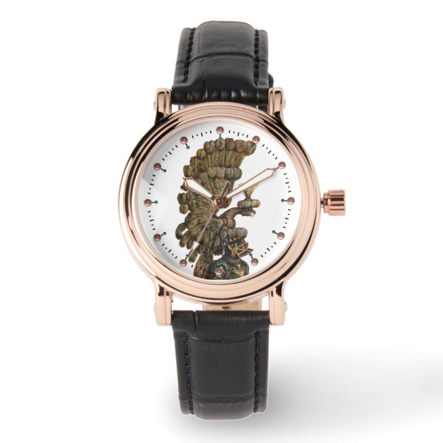 ANTIQUE RENAISSANCE TAROTS 18 / MÅNE ARMBANDSUR (Framsida)