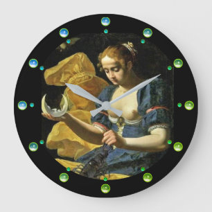 ANTIQUE RENAISSANCE TAROTS 18/MÅNE STOR KLOCKA