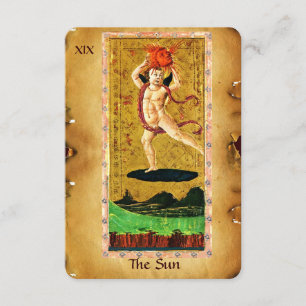 ANTIQUE RENAISSANCE TAROTS 19 / SOL MEDDELANDE