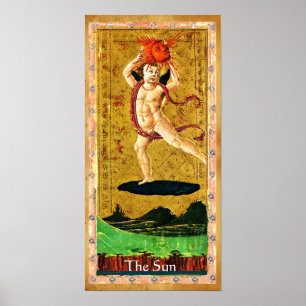 ANTIQUE RENAISSANCE TAROTS 19 / SOL POSTER