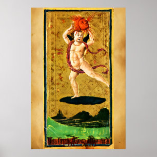 ANTIQUE RENAISSANCE TAROTS 19 / SOL POSTER