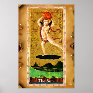 ANTIQUE RENAISSANCE TAROTS 19 / SOL POSTER