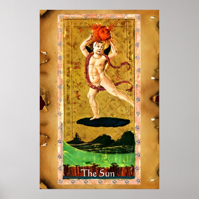 ANTIQUE RENAISSANCE TAROTS 19 / SOL POSTER (Framsidan)