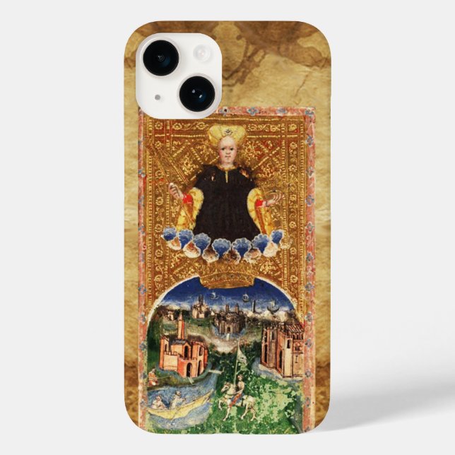 ANTIQUE RENAISSANCE TAROTS 21 / WORLD (Baksida)