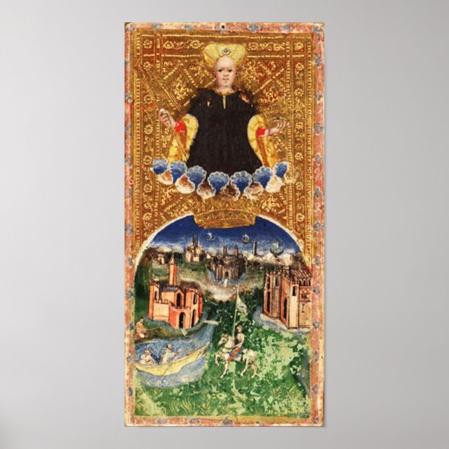 ANTIQUE RENAISSANCE TAROTS 21 / WORLD POSTER (Framsidan)