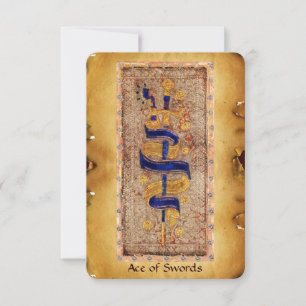 ANTIQUE RENAISSANCE TAROTS/Ace of Swords