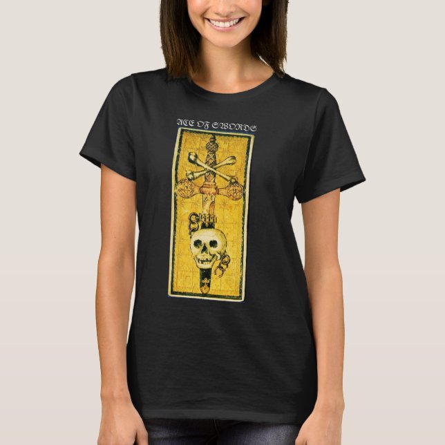 ANTIQUE RENAISSANCE TAROTS/ACE OF SWORDS TEE (Framsida)