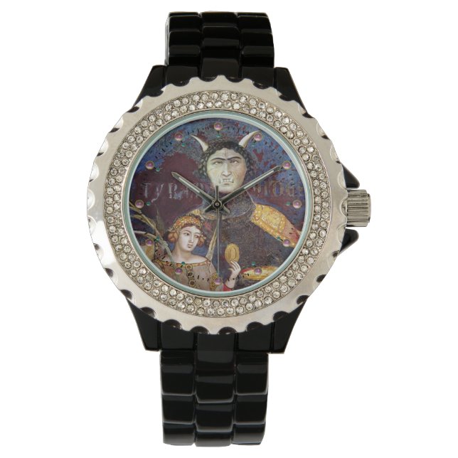 Antique Renaissance Tarots/DJÄVULEN AND CONCEIT Armbandsur (Framsida)