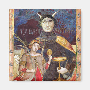 ANTIQUE RENAISSANCE TAROTS / DJÄVULEN Conceit Deta Magnet