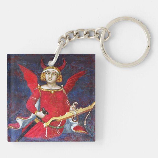 ANTIQUE RENAISSANCE TAROTS,DJÄVULEN Pridets detalj (Baksidan)