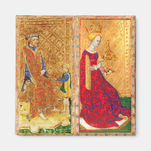 ANTIQUE RENAISSANCE TAROTS KUNG OCH QUEY OF KOPP MAGNET