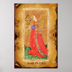 ANTIQUE RENAISSANCE TAROTS/MAID OF KOPP POSTER