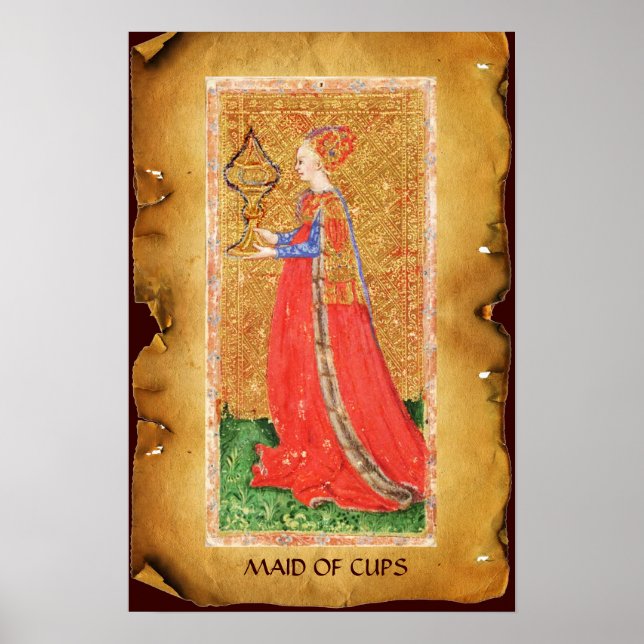 ANTIQUE RENAISSANCE TAROTS/MAID OF KOPP POSTER (Framsidan)
