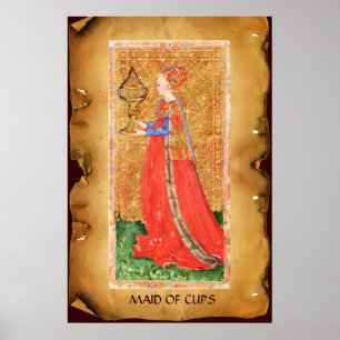 ANTIQUE RENAISSANCE TAROTS/MAID OF KOPP POSTER