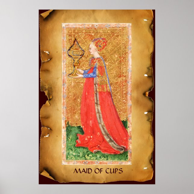 ANTIQUE RENAISSANCE TAROTS/MAID OF KOPP POSTER (Framsidan)