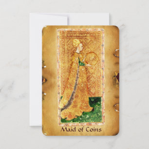 ANTIQUE RENAISSANCE TAROTS/MAID OF MYNT