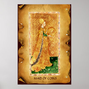 ANTIQUE RENAISSANCE TAROTS/MAID OF MYNT POSTER