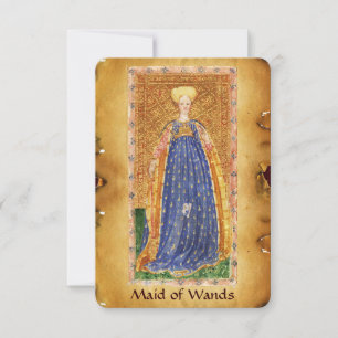 ANTIQUE RENAISSANCE TAROTS/MAID OF THE TROLLSPÖ