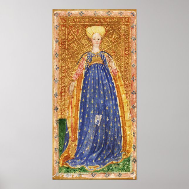 ANTIQUE RENAISSANCE TAROTS/MAID OF TROLLSPÖ POSTER (Framsidan)