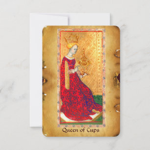 ANTIQUE RENAISSANCE TAROTS/QUEEN OF KOPP