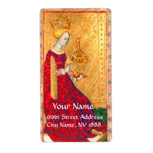ANTIQUE RENAISSANCE TAROTS/QUEEN OF KOPP FRAKTSEDEL