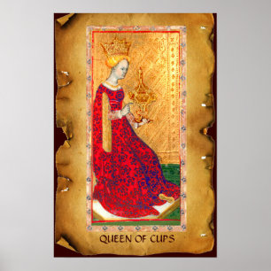 ANTIQUE RENAISSANCE TAROTS/QUEEN OF KOPP POSTER