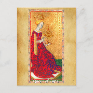ANTIQUE RENAISSANCE TAROTS/QUEEN OF KOPP VYKORT