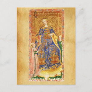 ANTIQUE RENAISSANCE TAROTS/QUEEN OF TROLLSPÖ VYKORT