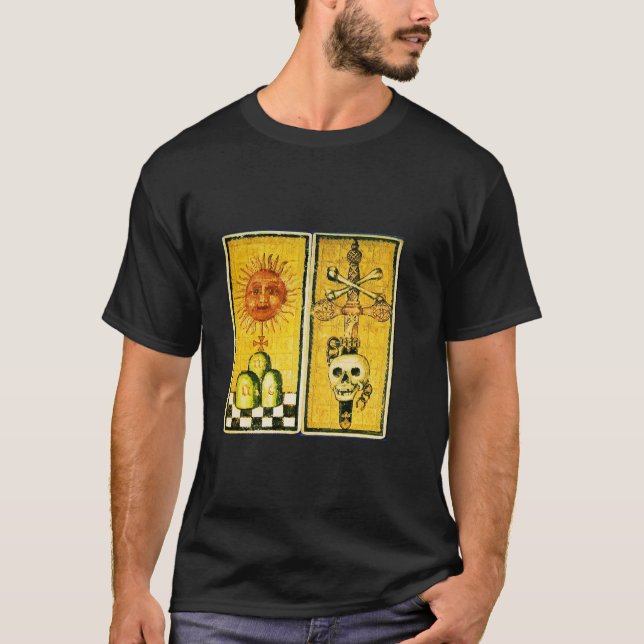 ANTIQUE RENAISSANCE TAROTS/SOL ,ACE OF SWORDS TEE (Framsida)