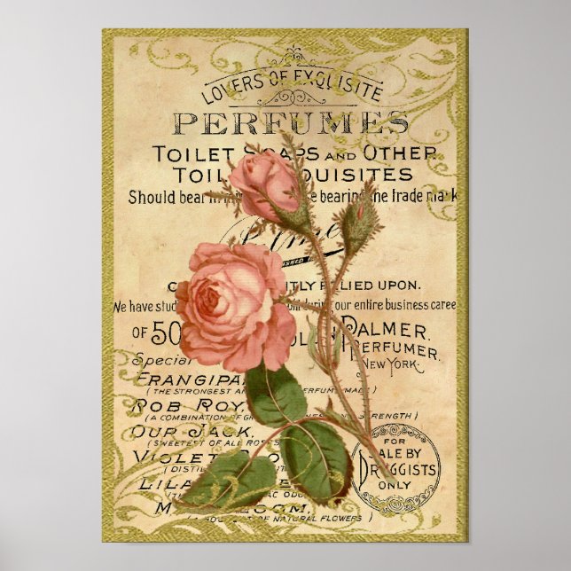 Antique Ro Parfym Poster (Framsidan)