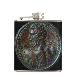 ANTIQUE ROMAN BRONZE MEDALLION Black Fickplunta