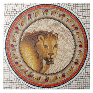 ANTIQUE ROMAN MOSAICS/LEJON KAKELPLATTA