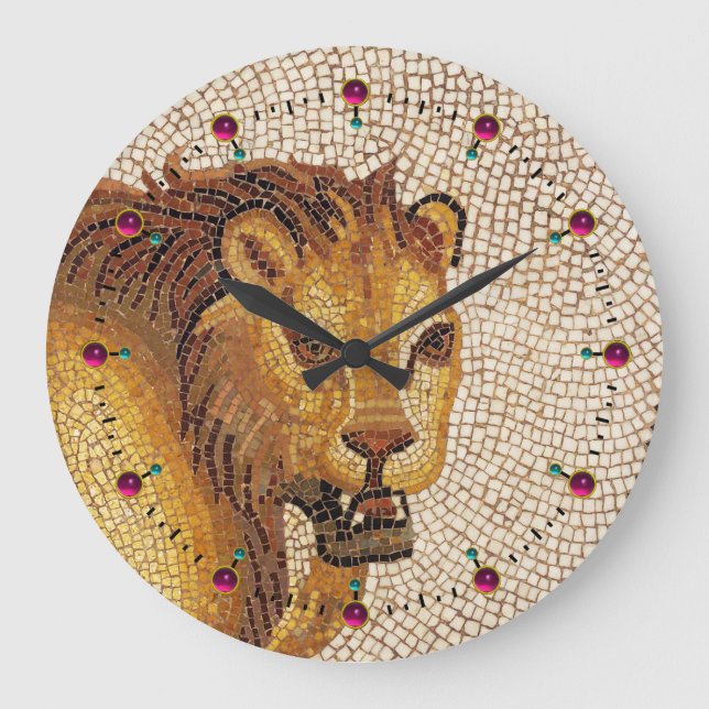 ANTIQUE ROMAN MOSAICS/LEJON STOR KLOCKA (Framsida)